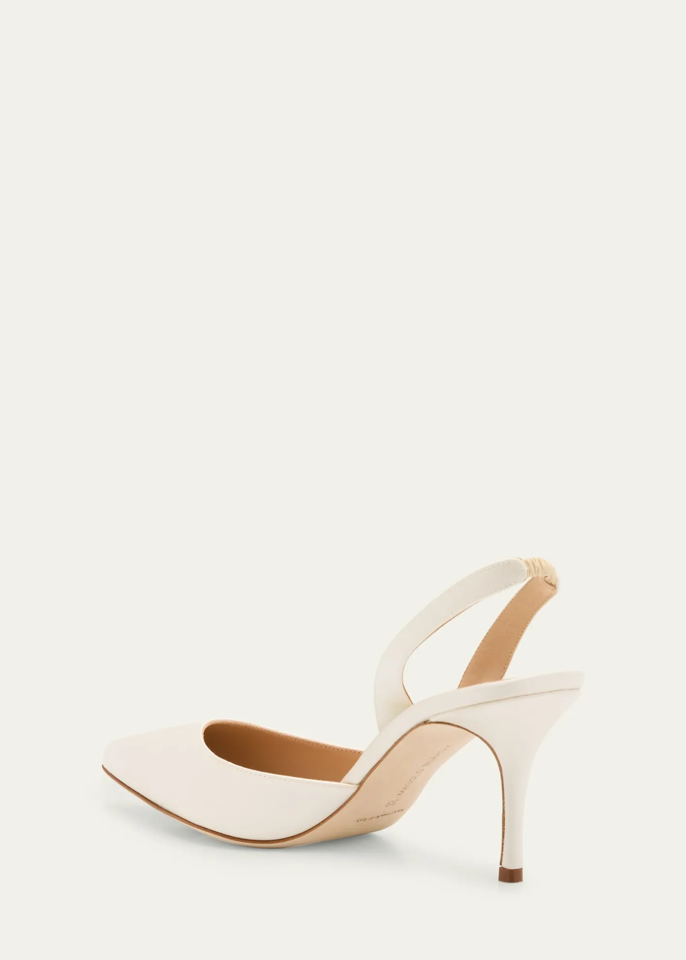 Manolo Blahnik70mm Carolyne Satin Slingback Pumps