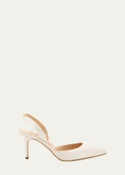 Manolo Blahnik70mm Carolyne Satin Slingback Pumps