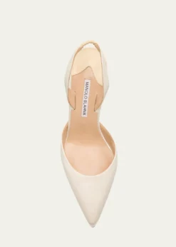Manolo Blahnik70mm Carolyne Satin Slingback Pumps