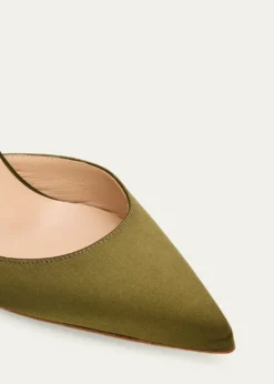 Manolo Blahnik70mm Carolyne Satin Slingback Pumps