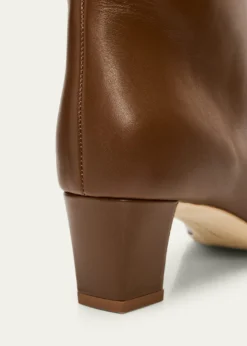 Manolo Blahnik50mm Leather Knee-High Low-Heel Boots