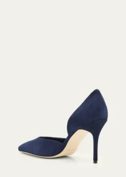 Manolo Blahnik50mm Maren Suede Pointed-Toe Pumps