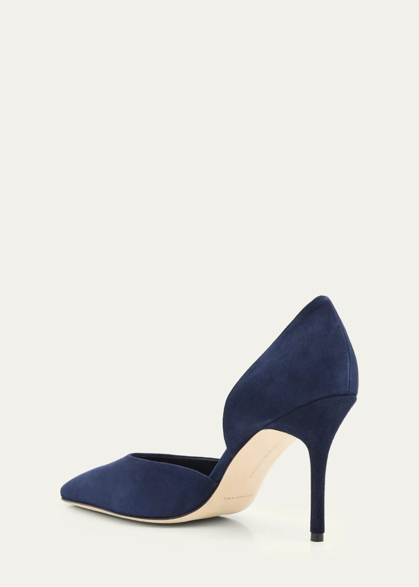 Manolo Blahnik50mm Maren Suede Pointed-Toe Pumps