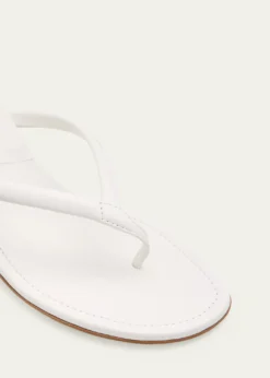 Manolo Blahnik50mm Paterno Leather Thong Sandals