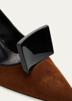 Manolo Blahnik50mm Potoka Suede Pumps