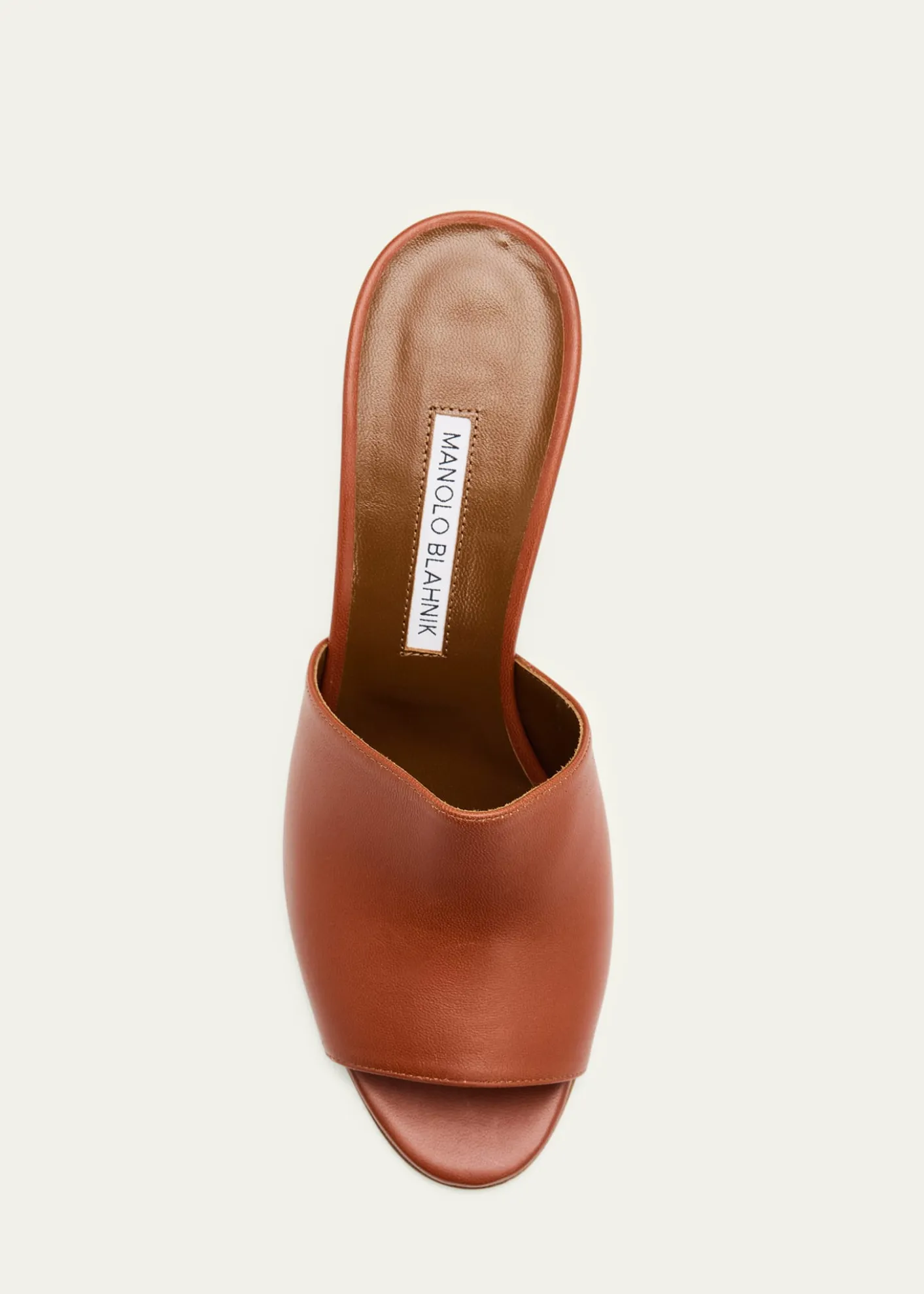 Manolo Blahnik70mm Rapallabar Leather Mules