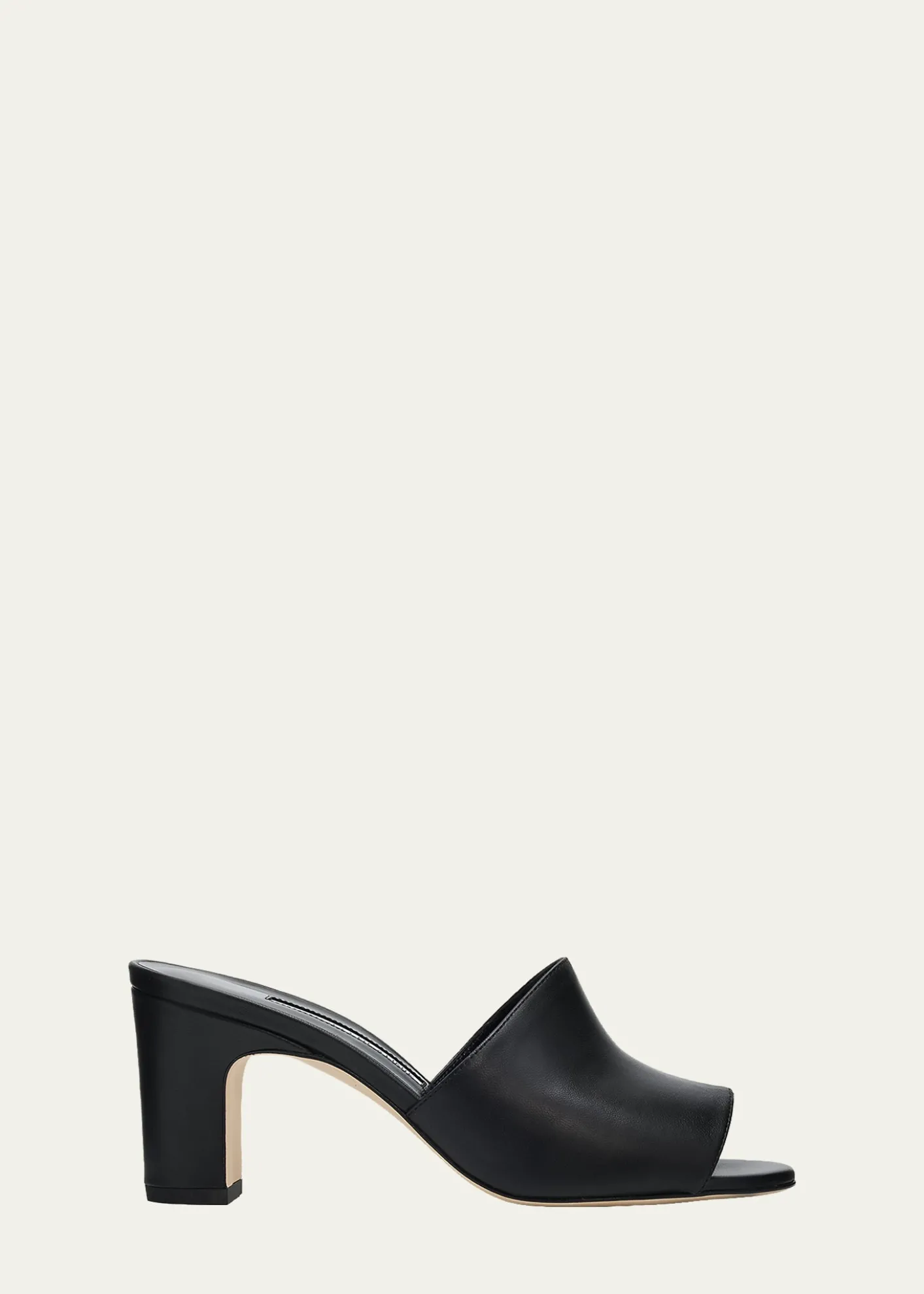 Manolo Blahnik70mm Rapallabar Leather Mules
