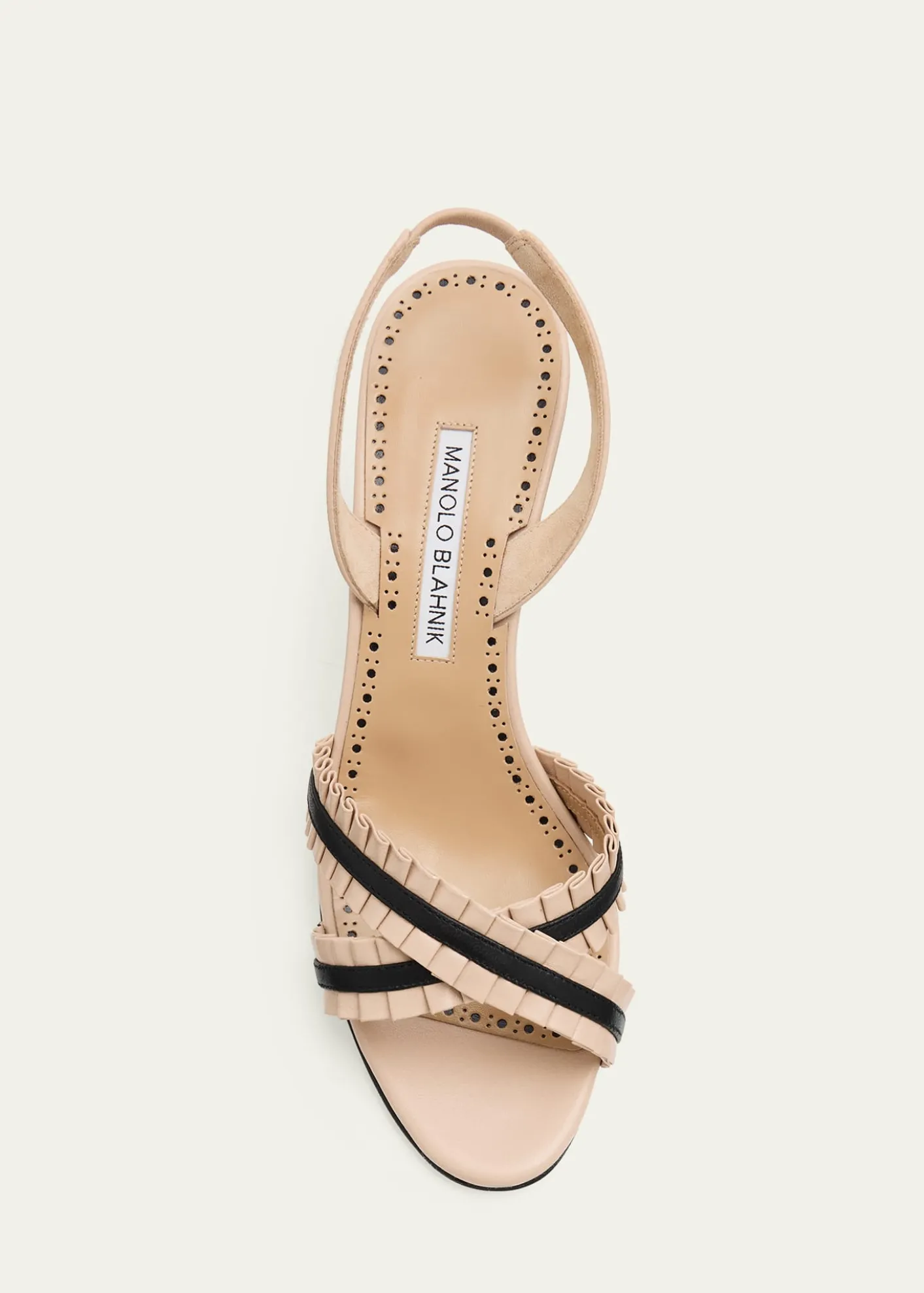Manolo Blahnik70mm Volusan Leather Slingback Pumps