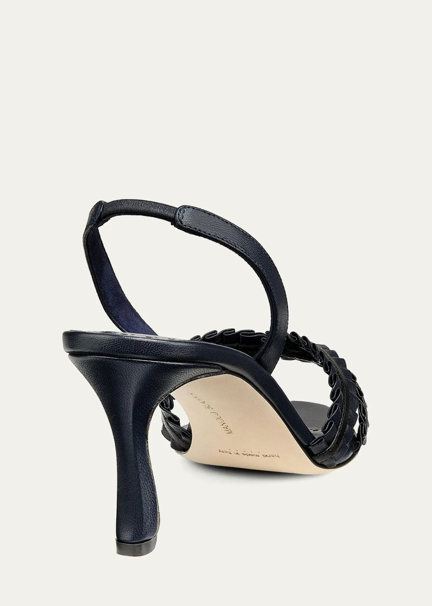 Manolo Blahnik70mm Volusan Leather Slingback Pumps
