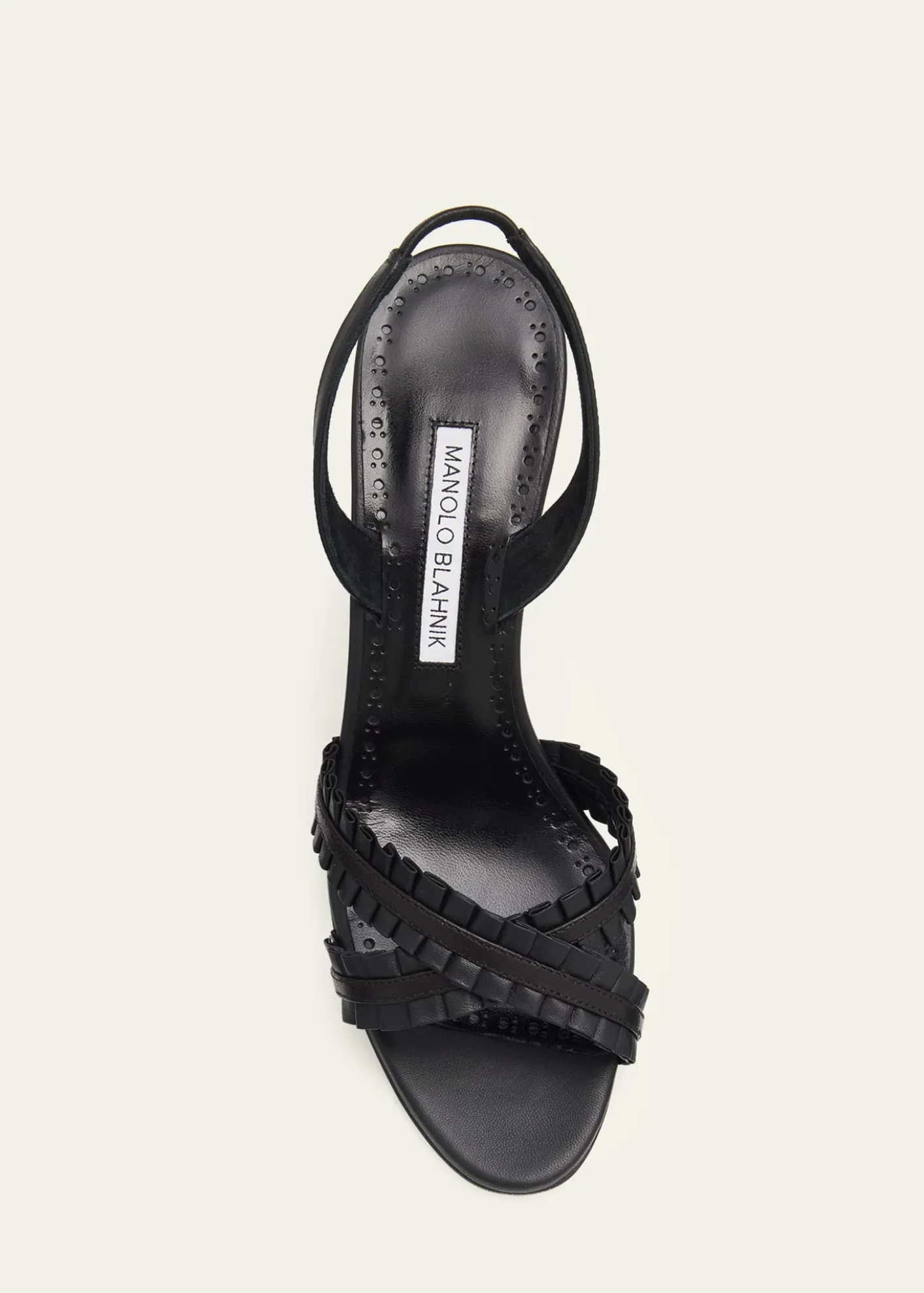 Manolo Blahnik70mm Volusan Leather Slingback Pumps