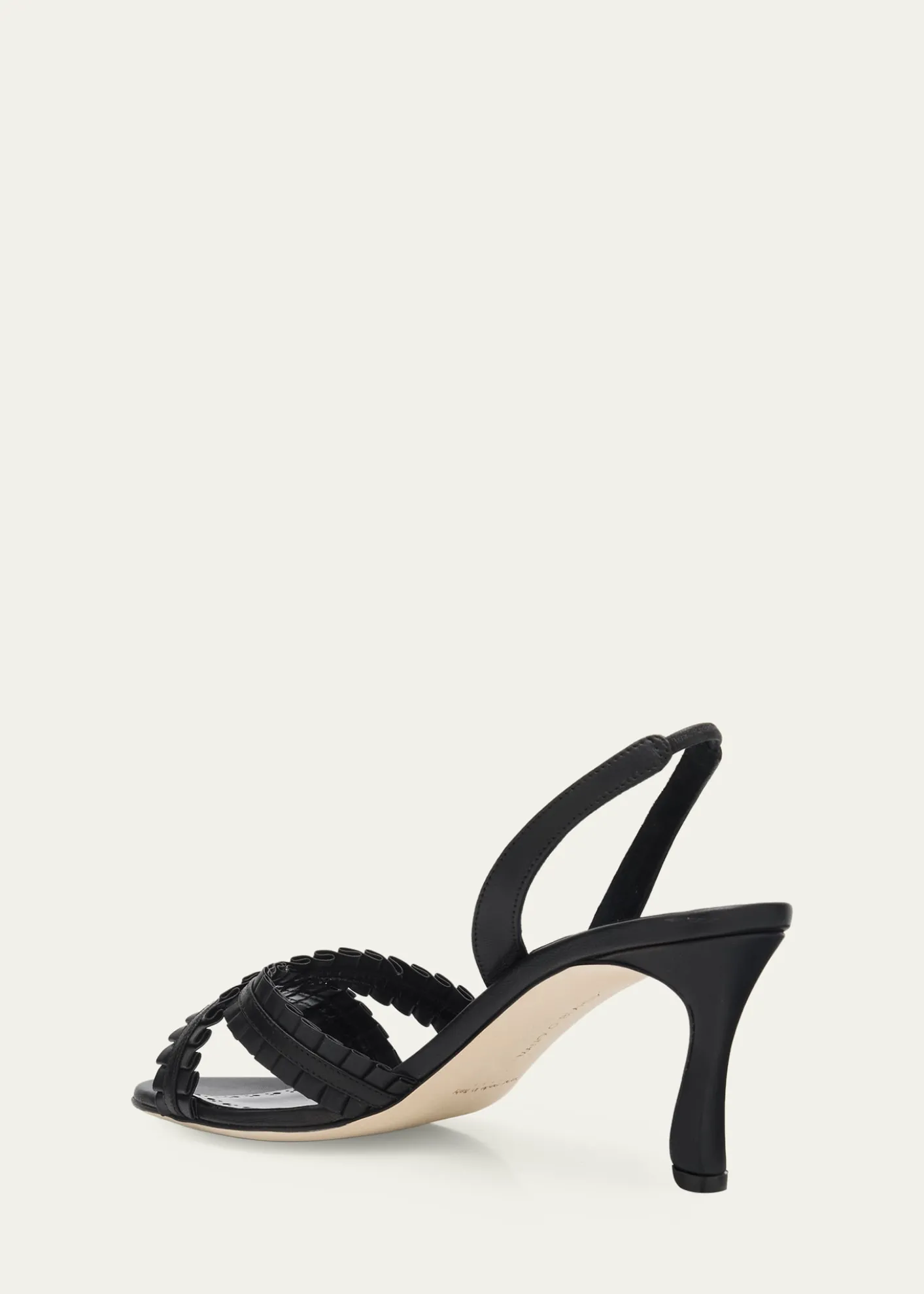 Manolo Blahnik70mm Volusan Leather Slingback Pumps
