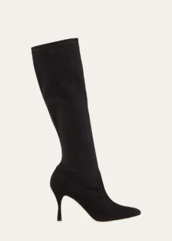Manolo BlahnikPamfilo 90mm Suede Knee Boots