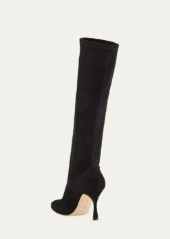 Manolo BlahnikPamfilo 90mm Suede Knee Boots