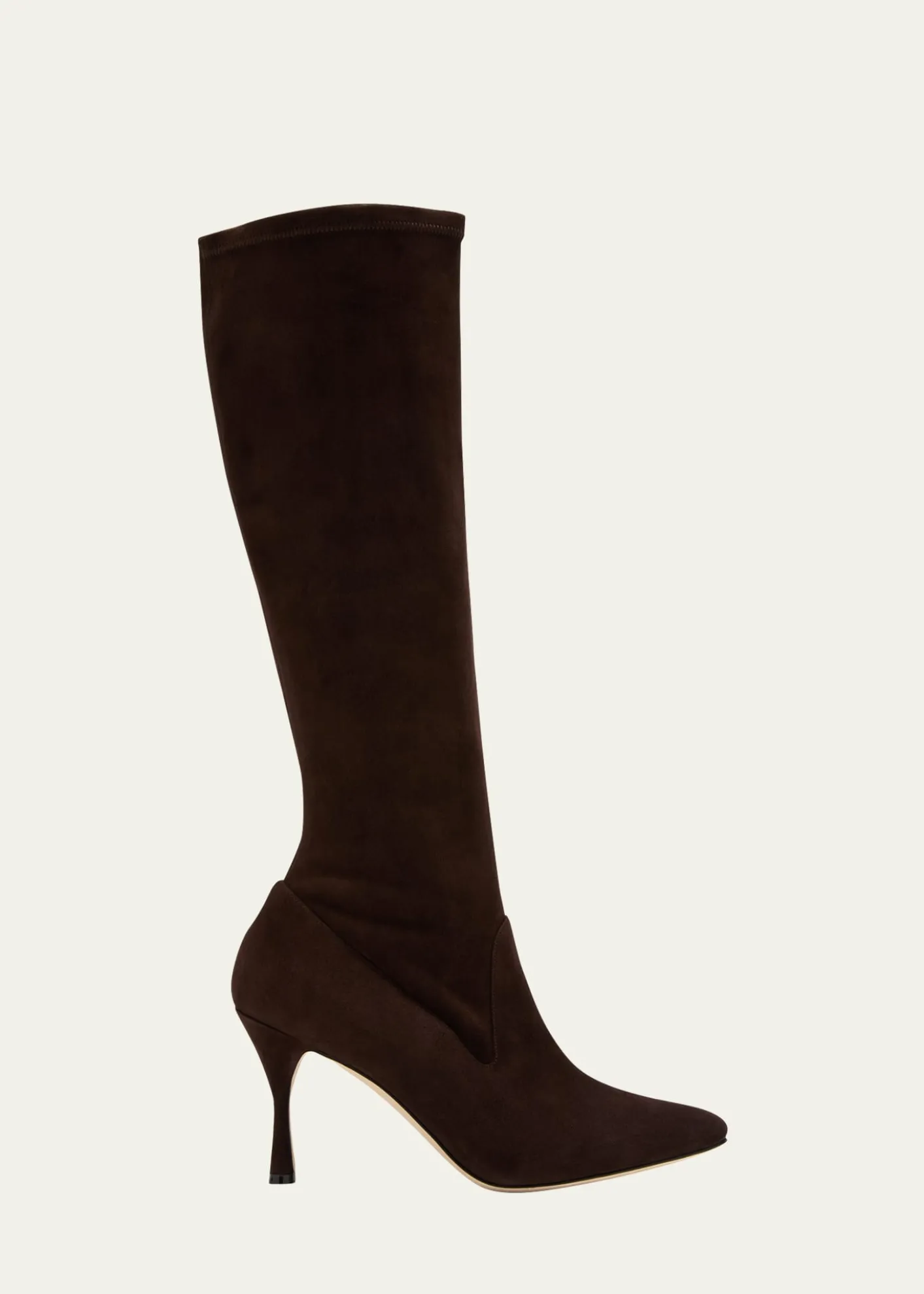 Manolo BlahnikPamfilo Suede Stiletto Tall Boots