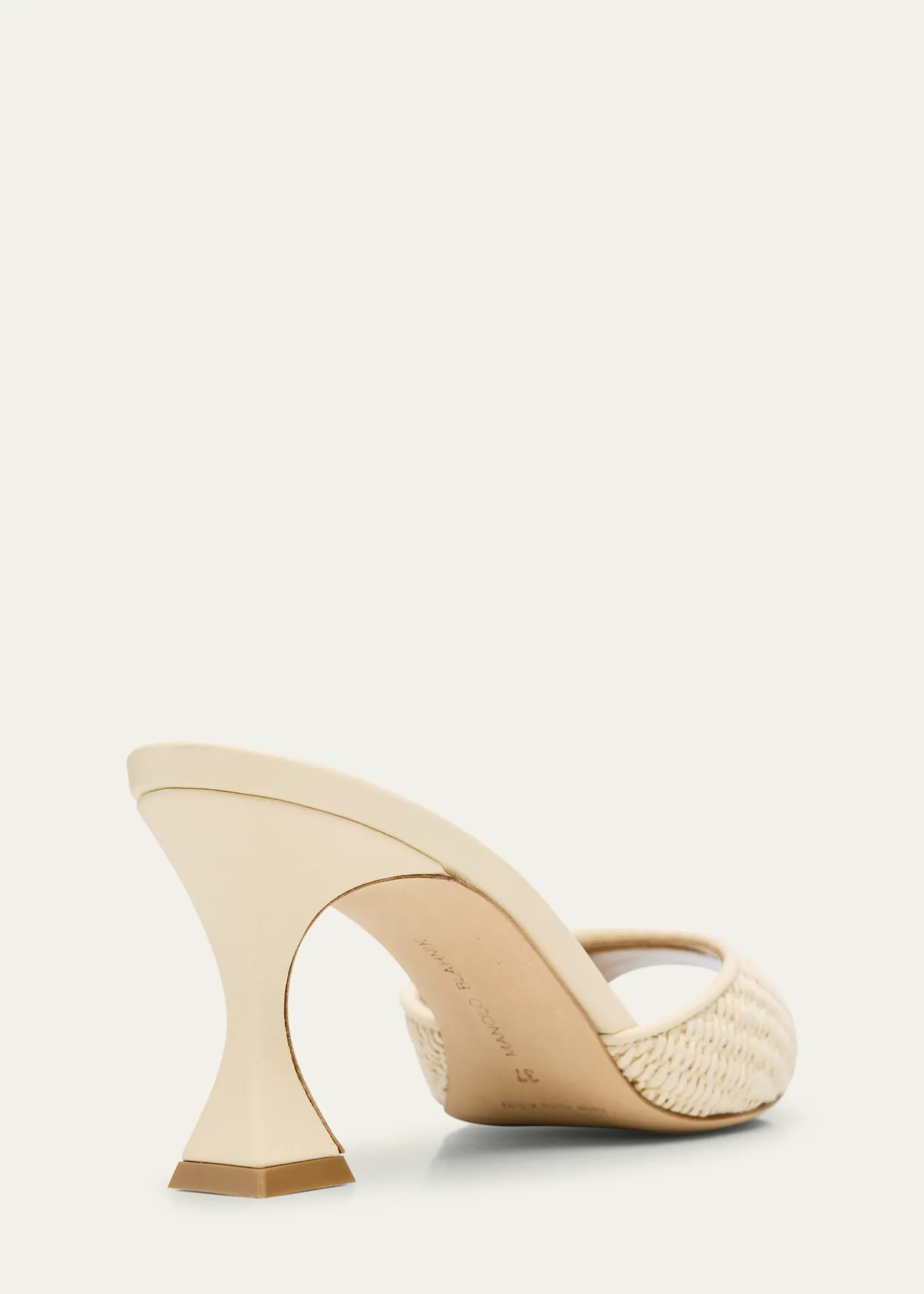 Manolo BlahnikRaffia Jadara Slide Sandals