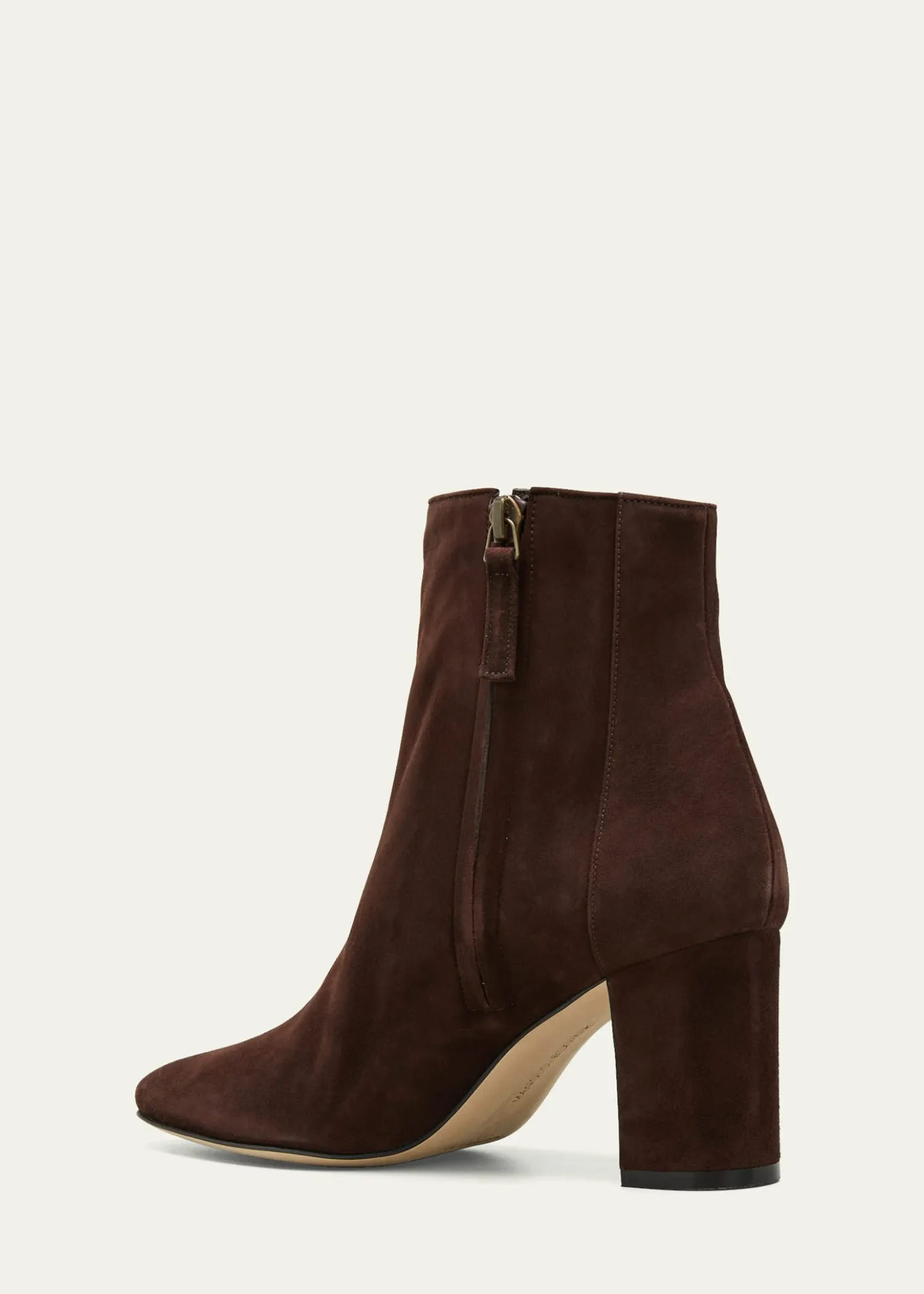 Manolo BlahnikRosie Suede Zip Ankle Booties