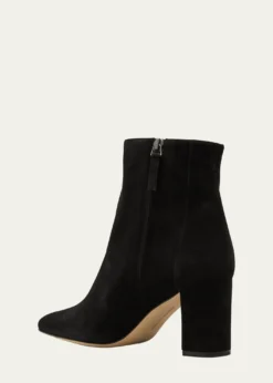 Manolo BlahnikRosie Suede Zip Ankle Booties