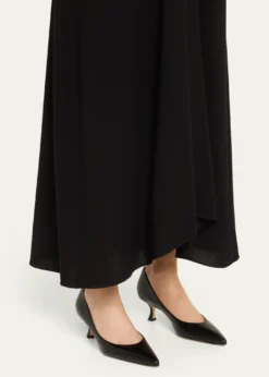 Manolo BlahnikSrila Leather Low Pumps