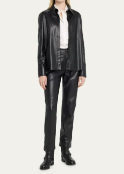 Manolo BlahnikSulaltra Leather Buckle Biker Booties