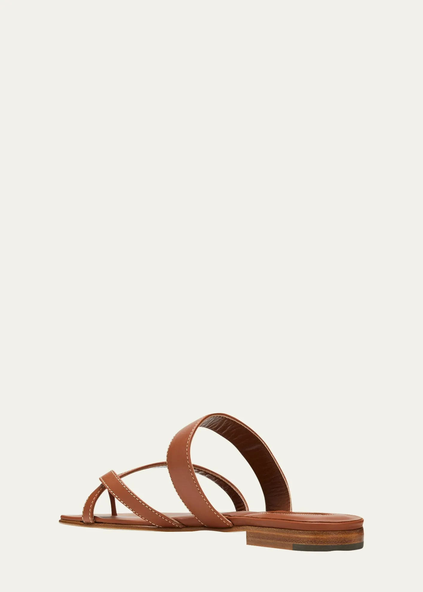 Manolo BlahnikSusa Flat Leather Sandals