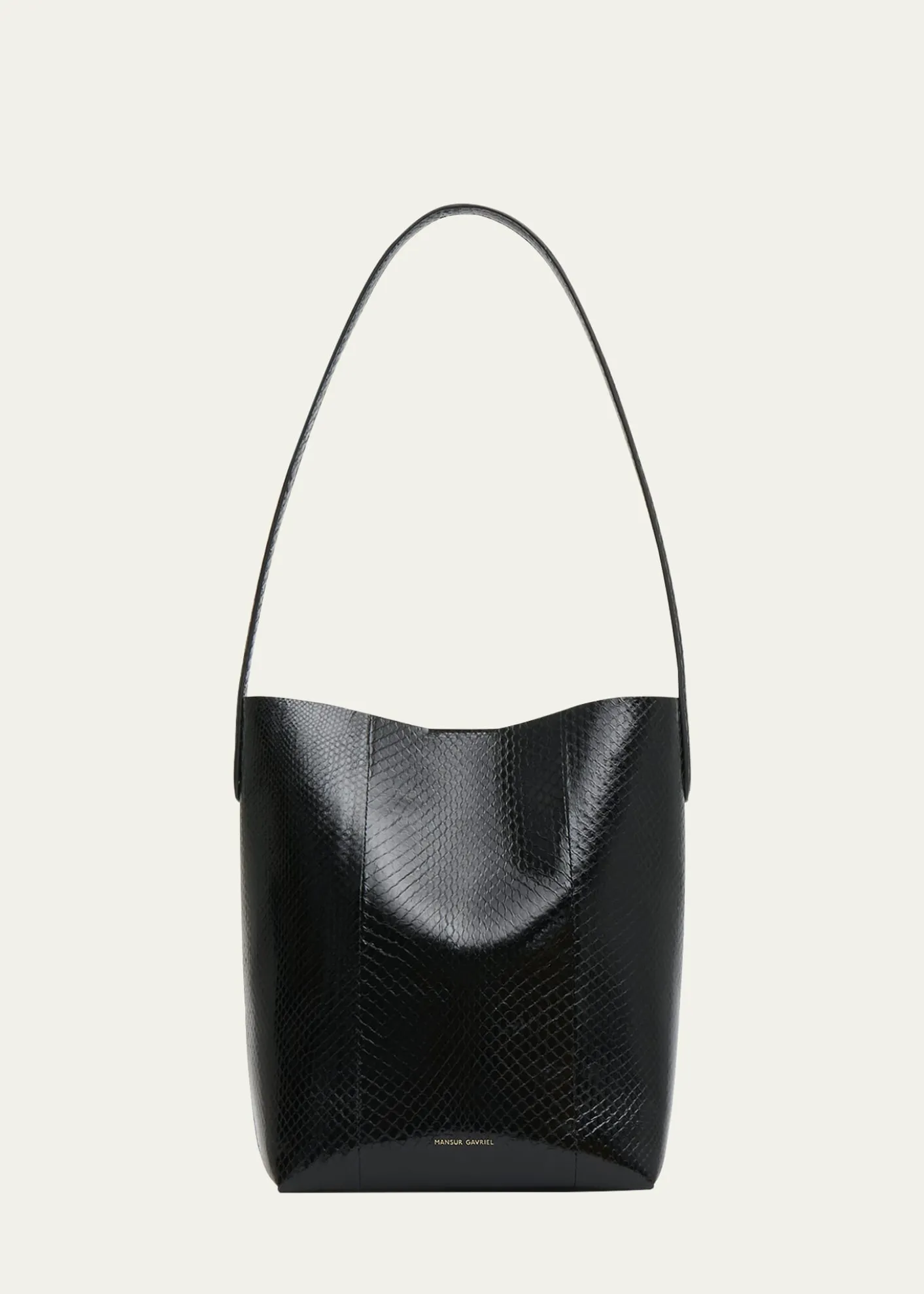 Mansur GavrielCabas Mini Watersnake Everyday Shoulder Bag