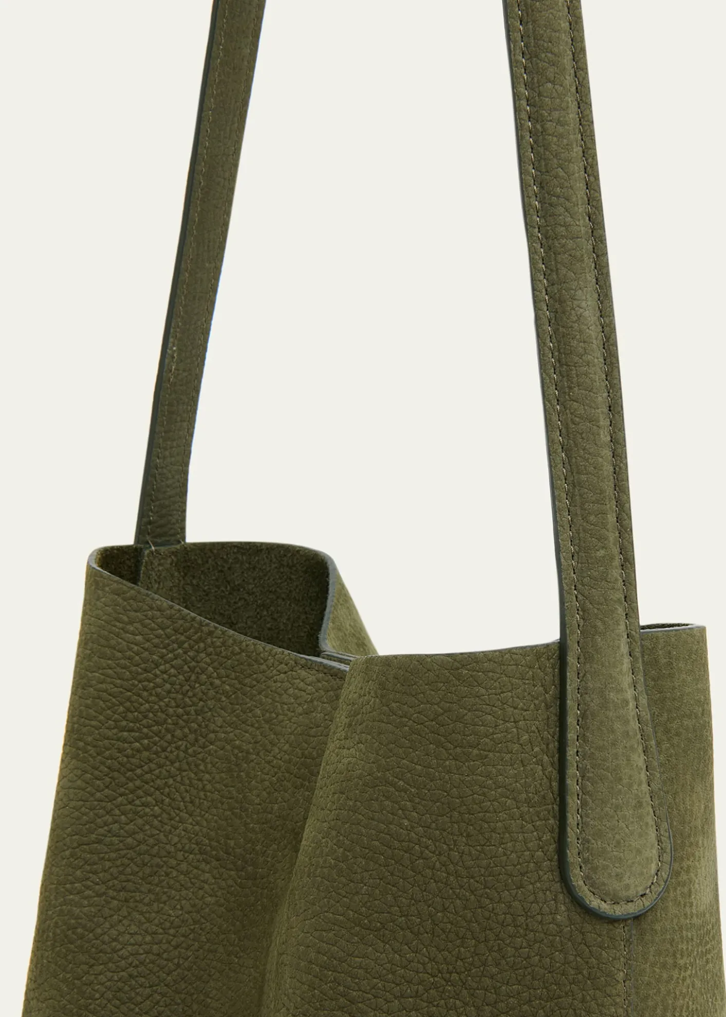 Mansur GavrielEveryday Cabas Small Suede Shoulder Bag