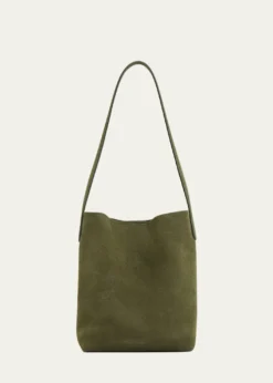 Mansur GavrielEveryday Cabas Small Suede Shoulder Bag