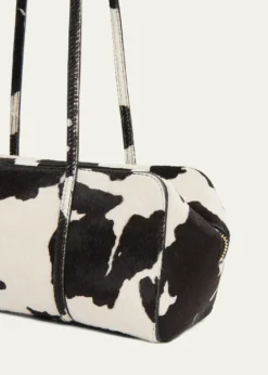 Mansur GavrielFilo Cow-Print Calf Hair Shoulder Bag