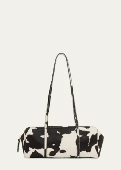 Mansur GavrielFilo Cow-Print Calf Hair Shoulder Bag