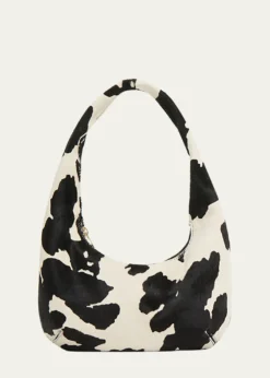Mansur GavrielGnocchi Mini Cow-Print Calf Hair Shoulder Bag