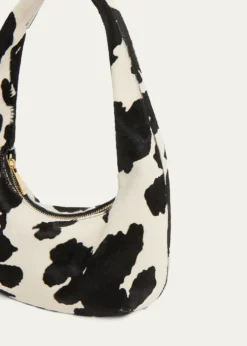 Mansur GavrielGnocchi Mini Cow-Print Calf Hair Shoulder Bag
