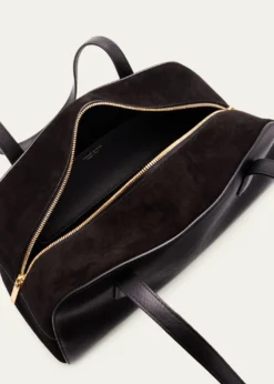 Mansur GavrielHelios Leather & Suede East-West Shoulder Bag