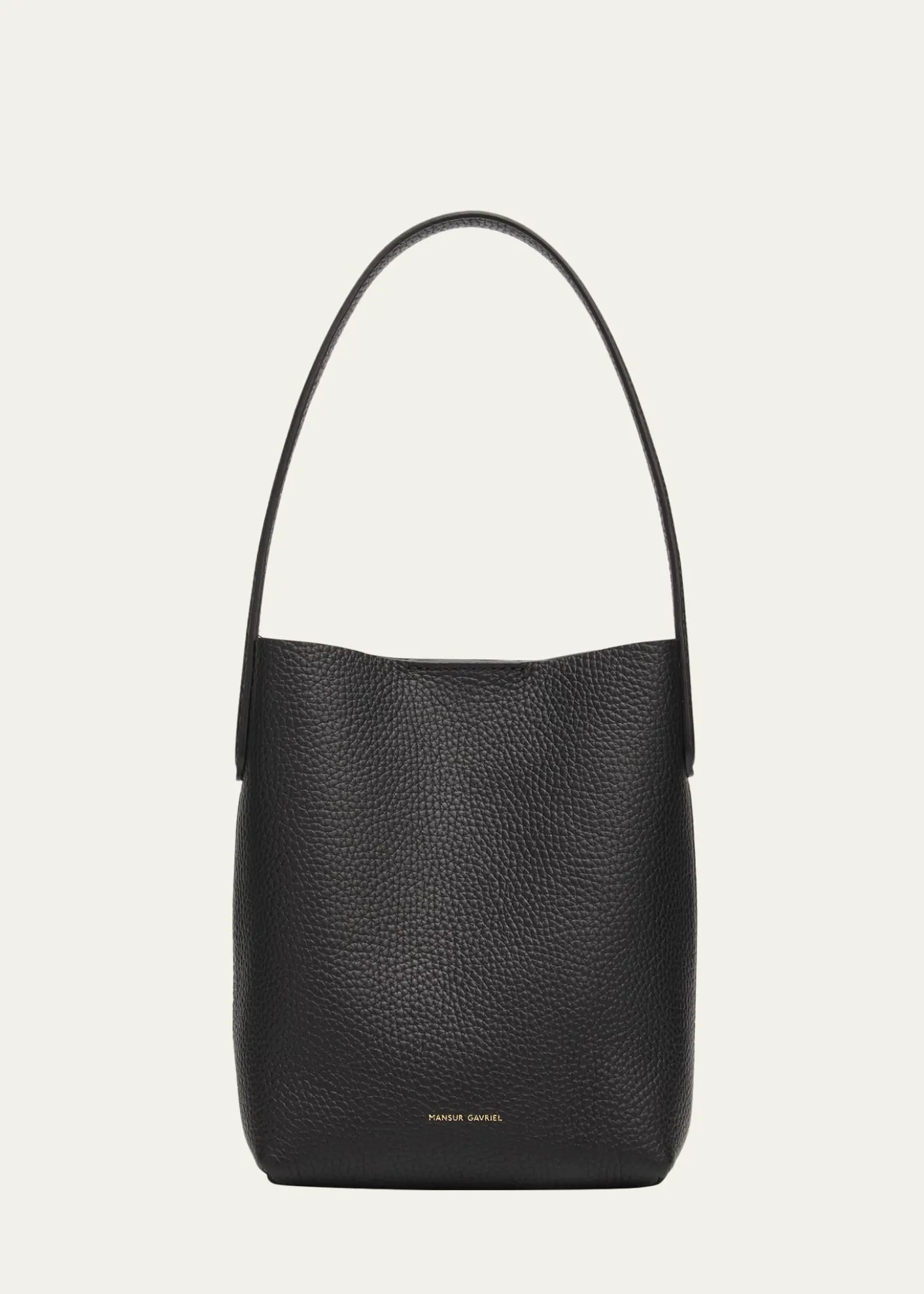 Mansur GavrielMini Everyday Cabas Leather Top-Handle Bag