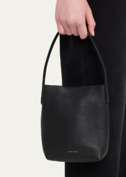 Mansur GavrielMini Everyday Cabas Leather Top-Handle Bag
