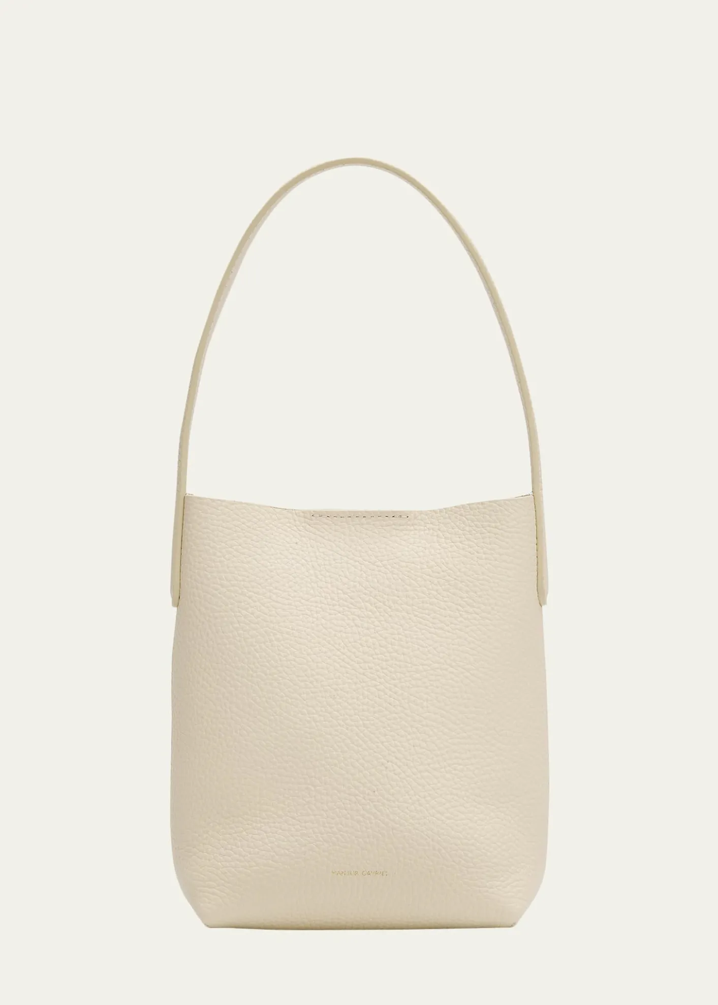 Mansur GavrielMini Everyday Cabas Leather Top-Handle Bag