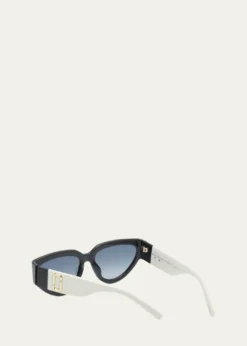 Marc JacobsJ Marc Logo Plastic Cat-Eye Sunglasses