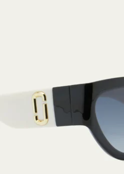 Marc JacobsJ Marc Logo Plastic Cat-Eye Sunglasses