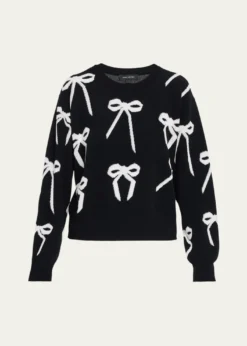Marc JacobsBow Jacquard Crewneck Sweater