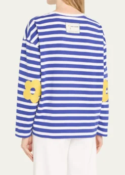 Marc JacobsDaisy Striped Long-Sleeve T-Shirt