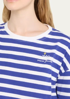 Marc JacobsDaisy Striped Long-Sleeve T-Shirt