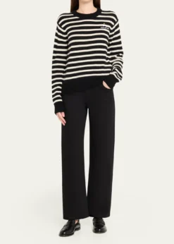Marc JacobsJoy Striped Crewneck Sweater