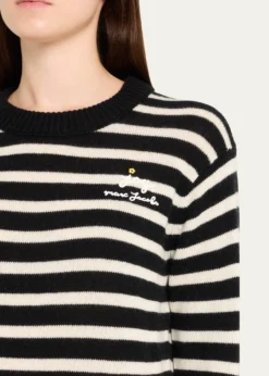 Marc JacobsJoy Striped Crewneck Sweater