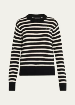Marc JacobsJoy Striped Crewneck Sweater