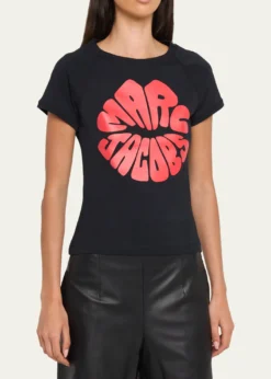 Marc JacobsMarc Kiss Logo Shrunken T-Shirt