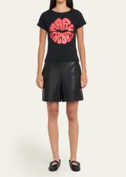 Marc JacobsMarc Kiss Logo Shrunken T-Shirt