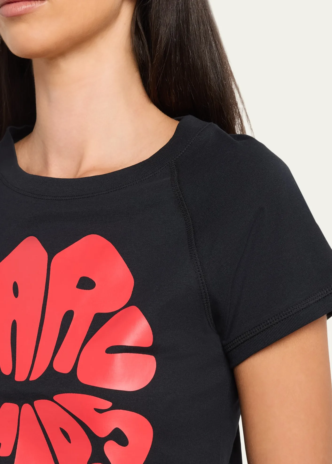 Marc JacobsMarc Kiss Logo Shrunken T-Shirt