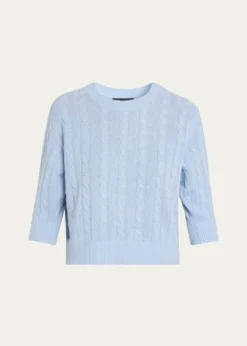Marc JacobsOpen Back Bow Cable Sweater