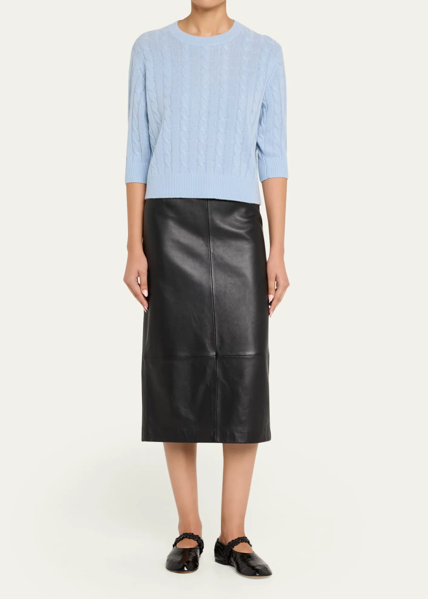 Marc JacobsOpen Back Bow Cable Sweater