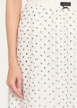 Marc JacobsPolka-Dot Layered Crinkle Chiffon Mini Skirt