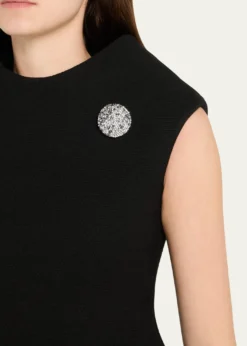 Marc Jacobs RunwayAsymmetric Circle-Hem Sleeveless Midi Dress